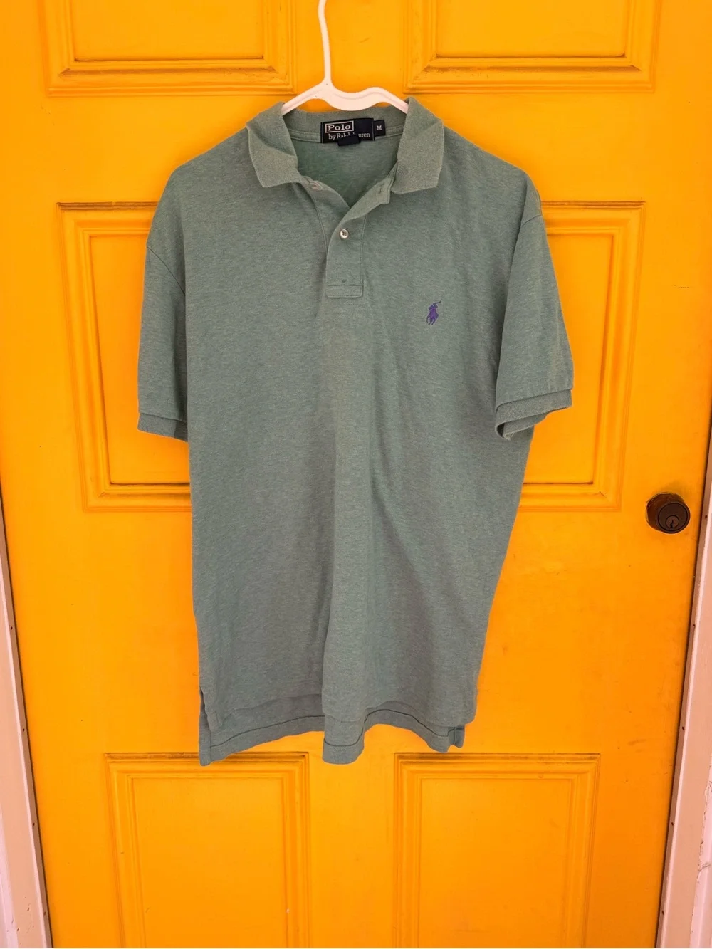 Polo by Ralph Lauren Heathered Sage Green Short-Sleeve Polo